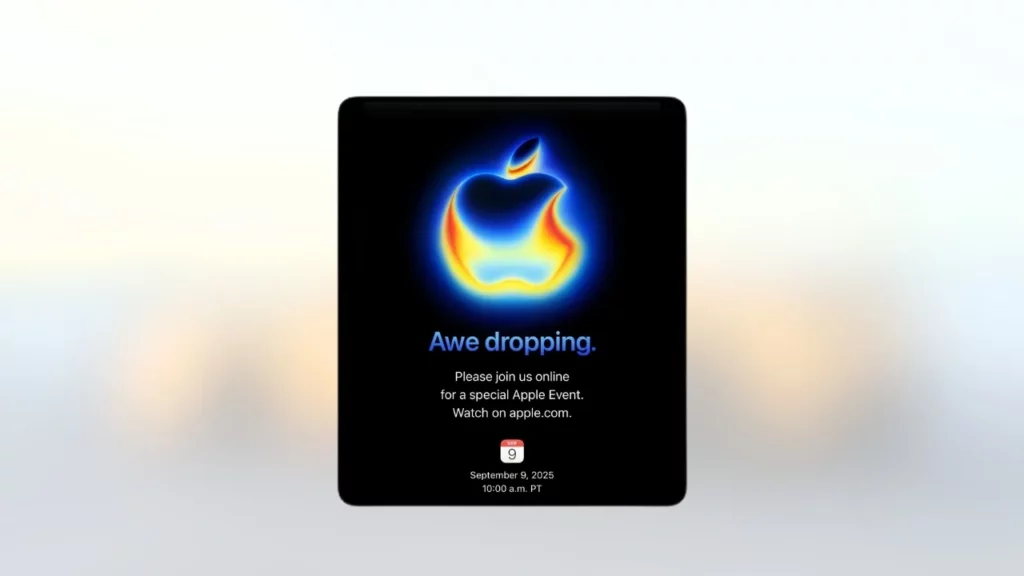 Apple logo Awe Dropping - 2025