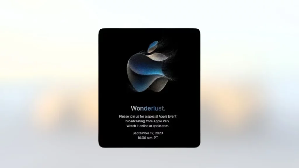 Apple logo Wonderlust - 2023