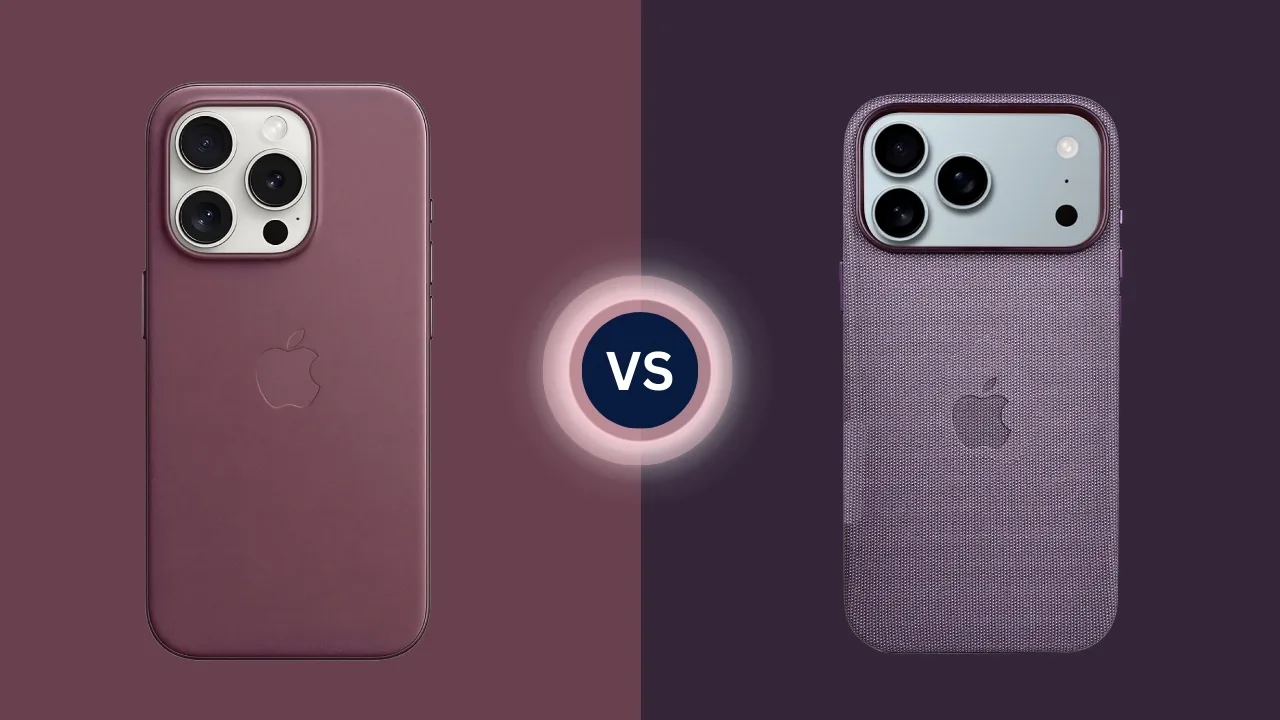 FineWoven vs TechWoven iPhone Case