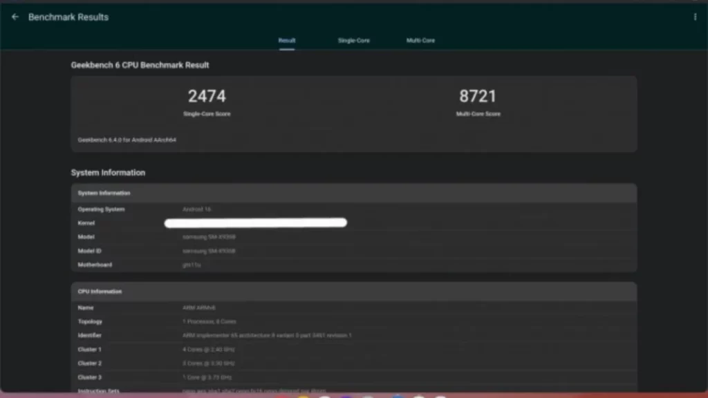 Galaxy Tab S11 Ultra Benchmark Results Confirm Advantage
