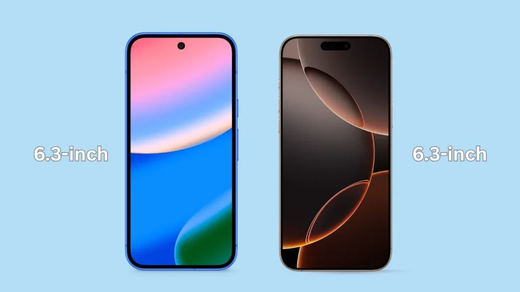 Google Pixel 10 Pro vs Apple iPhone 16 Pro Display Technology