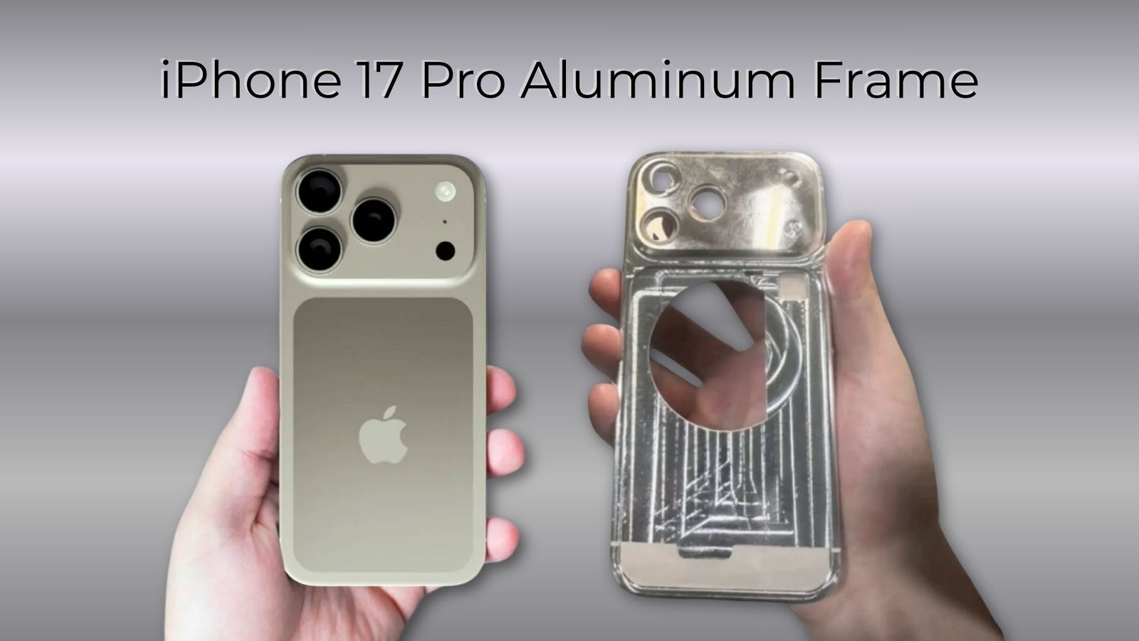 iPhone 17 Pro Aluminum Frame