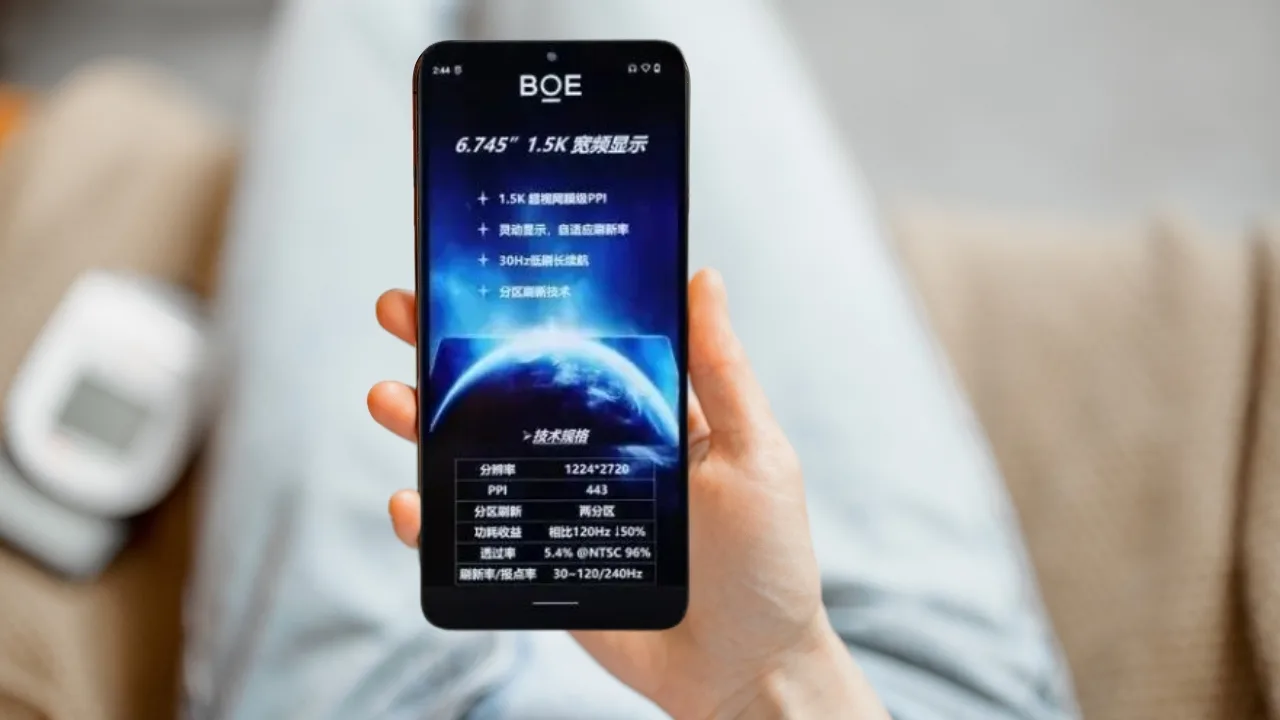 BOE Unveils ADS Pro Display with 1.5K Resolution and Smooth 144Hz Refresh