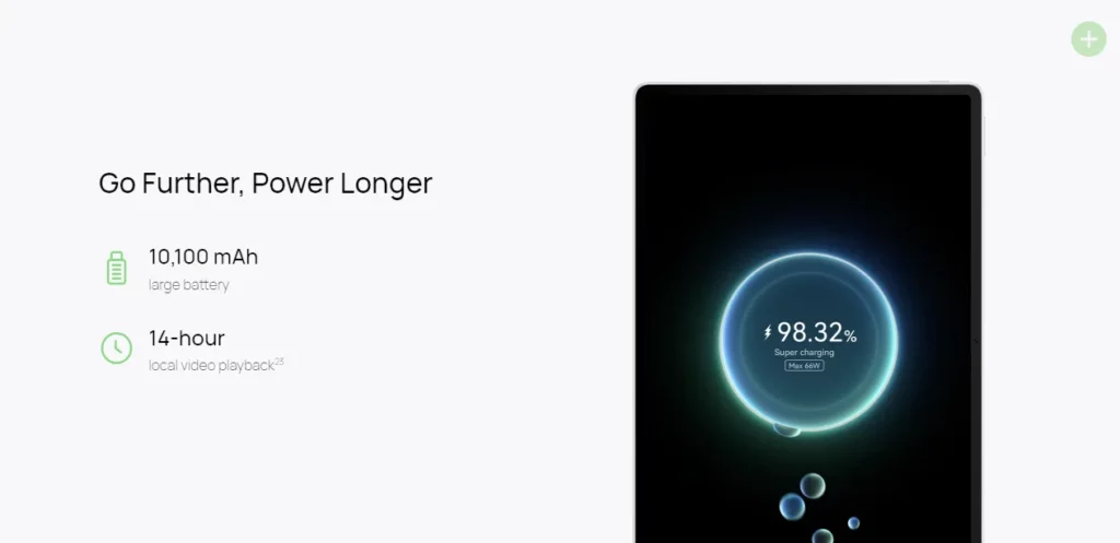 Huawei MatePad 12 X 2025 Battery