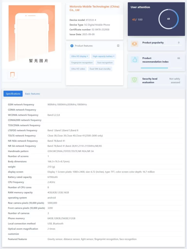 Motorola Moto G36 Source Image