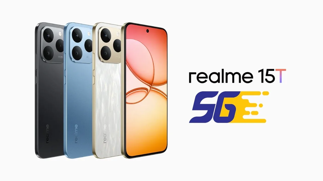 Realme 15T 5G launches with 120Hz AMOLED display and 7000mAh battery