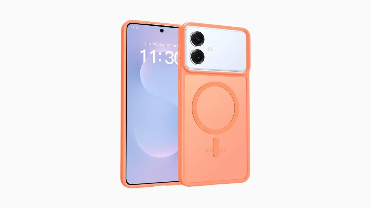 Samsung Galaxy S26 Edge Protective Case Leak with Color and Magnetic Design