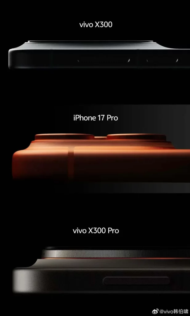 vivo X300 Pro Challenges iPhone 17 Pro with Bold Design