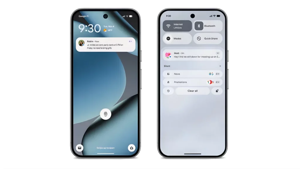 Pixel Feature Drop notification summaries